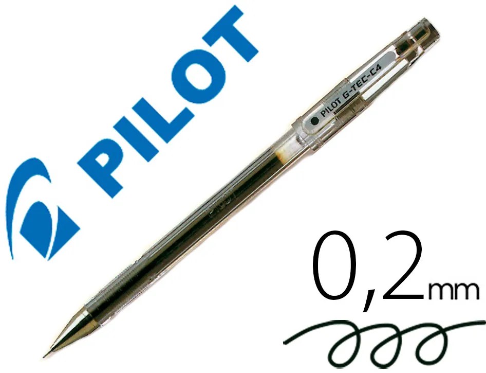 Esferografica Pilot Ponta Fina g-Tec-c4 Preto
