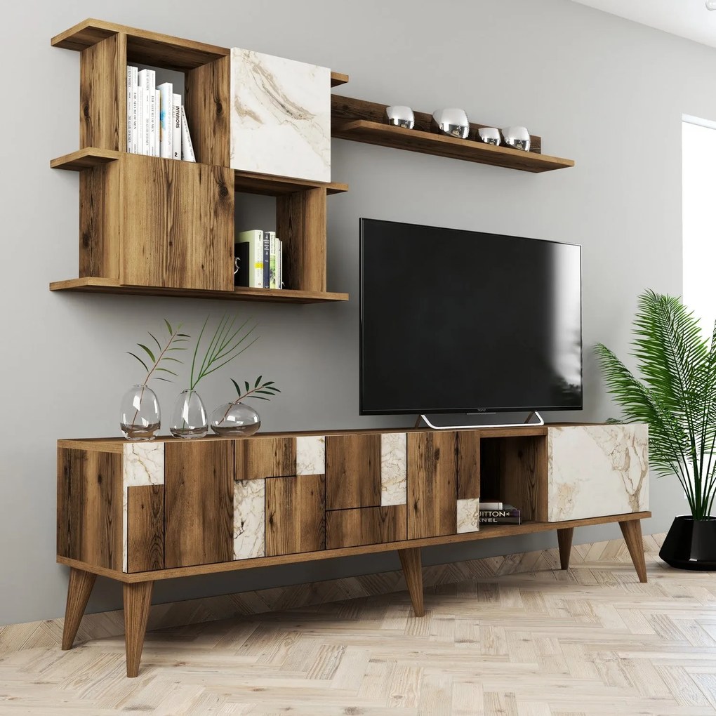 Unidade TV Madrid – Branco Nogueira – 180 x 48,6 x 33,8 cm
