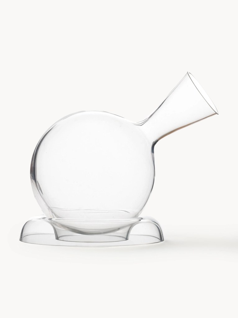 Mouth-Blown Crystal Decanter Vulkanos Earth, 750 ml