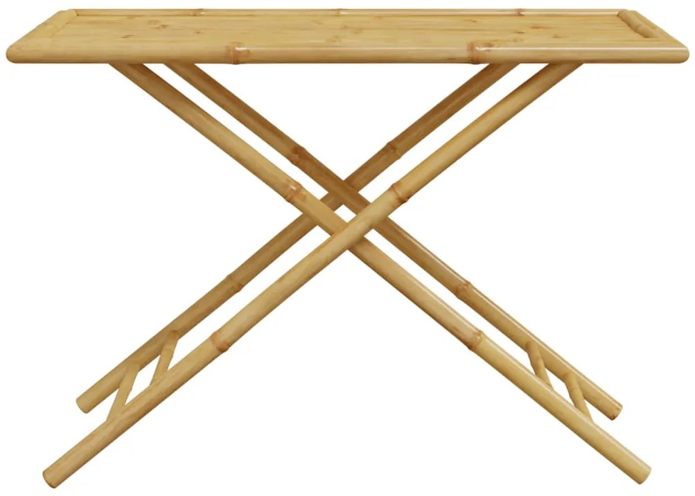 5 pcs conjunto de jantar para jardim bambu