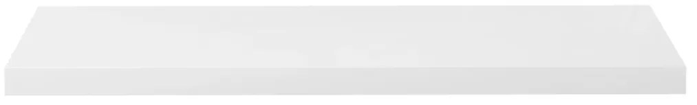 Prateleira de parede suspensa 90x23,5x3,8 cm MDF branco