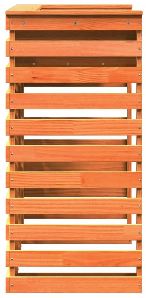 Mesa de bar exterior 113,5x50x103 cm pinho maciço castanho-mel