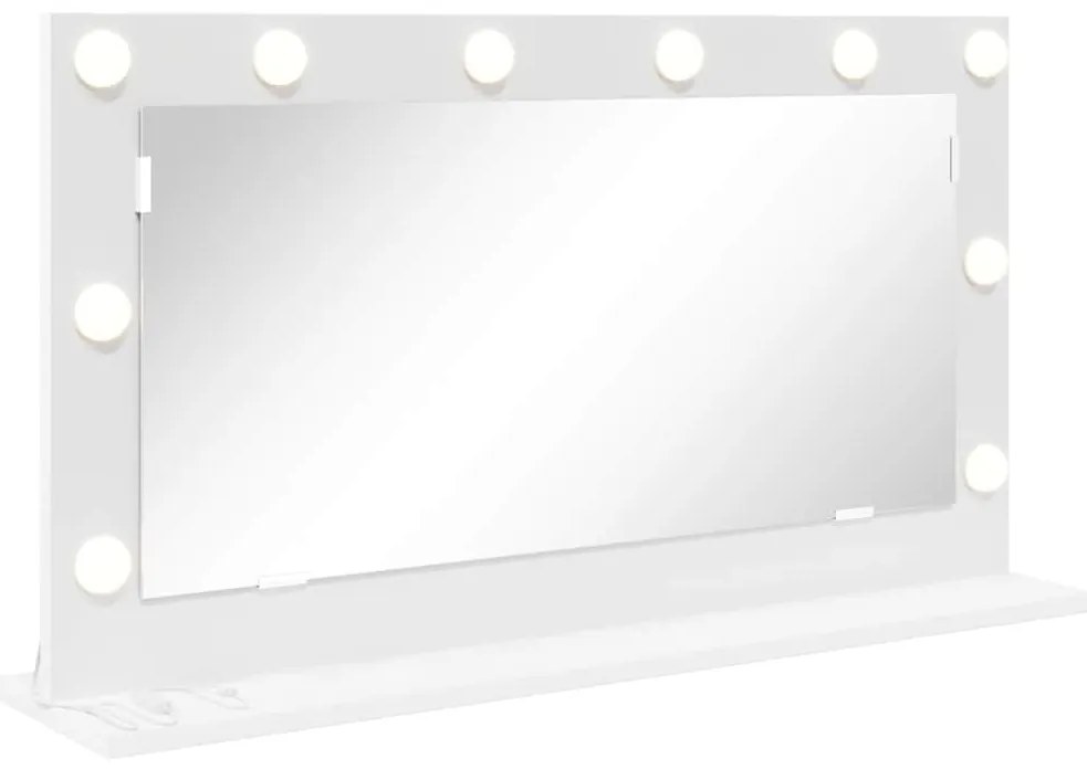 Espelho de Vanidade com Luzes LED Branco 80x45x18 cm