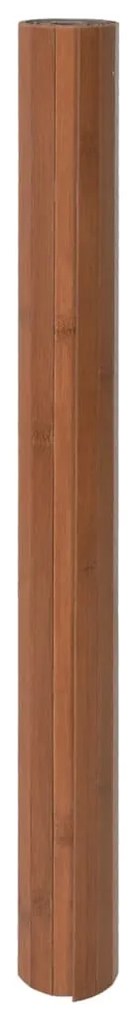 Tapete retangular 70x100 cm bambu castanho