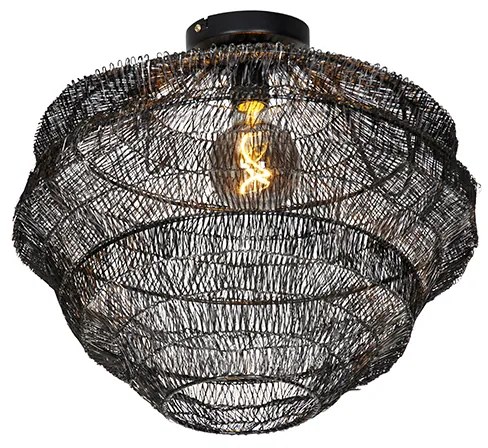 Candeeiro de teto oriental preto 45 cm - Vadi Oriental