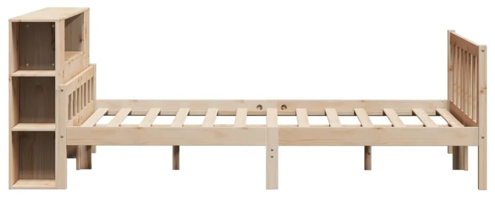 Cama com estante sem colchão 160x200 cm pinho maciço
