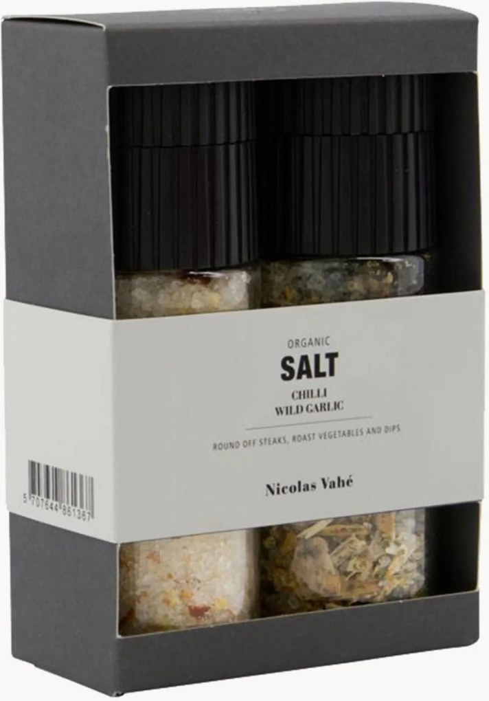 Conjunto de sal Chilli & Wild Garlic, conjunto de 2