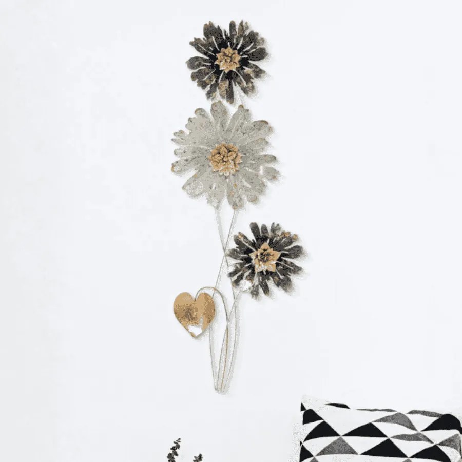 PAINEL 3D DE FERRO DE PAREDE SIMPLES CM 35X5,5X88 MULTICOLOR