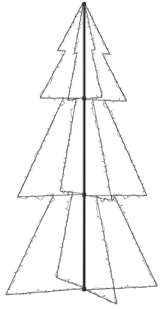 Árvore de Natal em cone 300 LEDs 120x220 cm interior e exterior