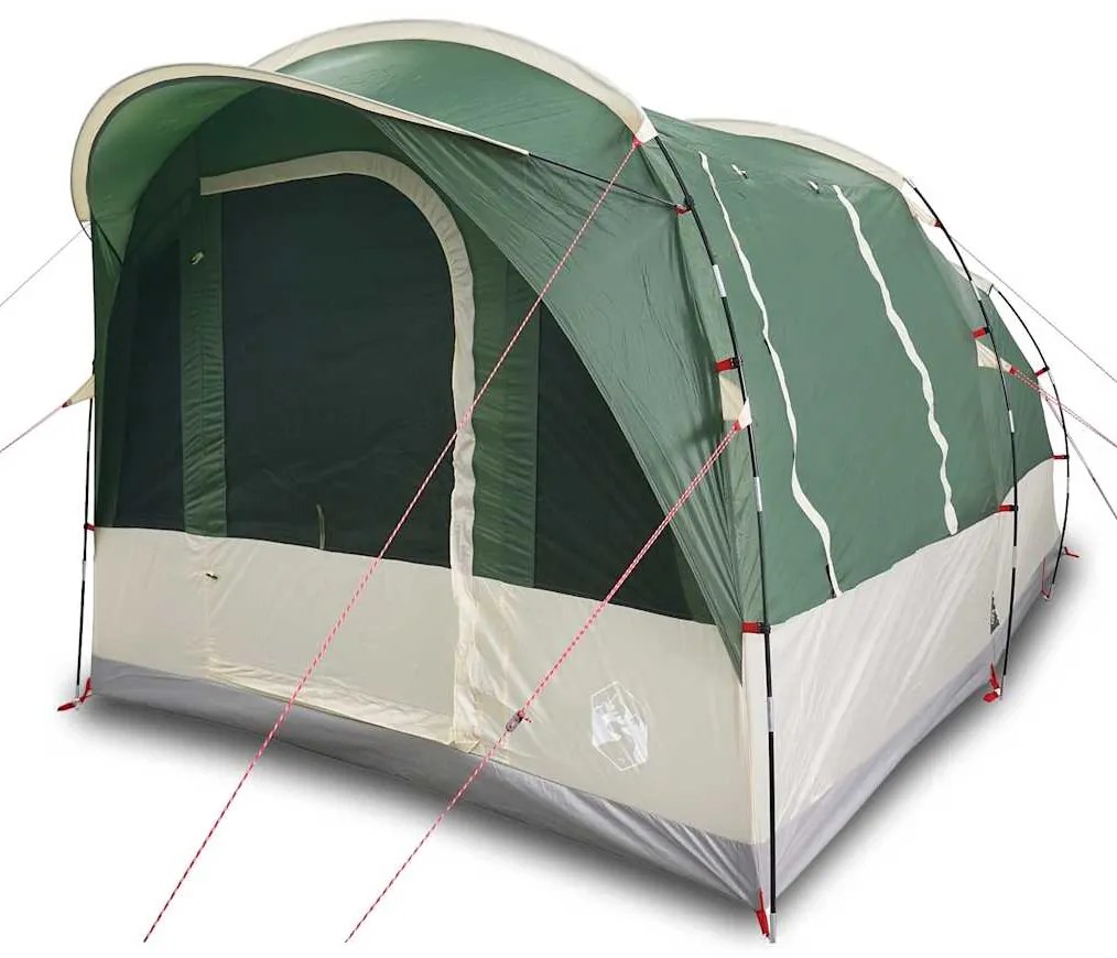 Tenda de campismo túnel para 3 pessoas impermeável verde
