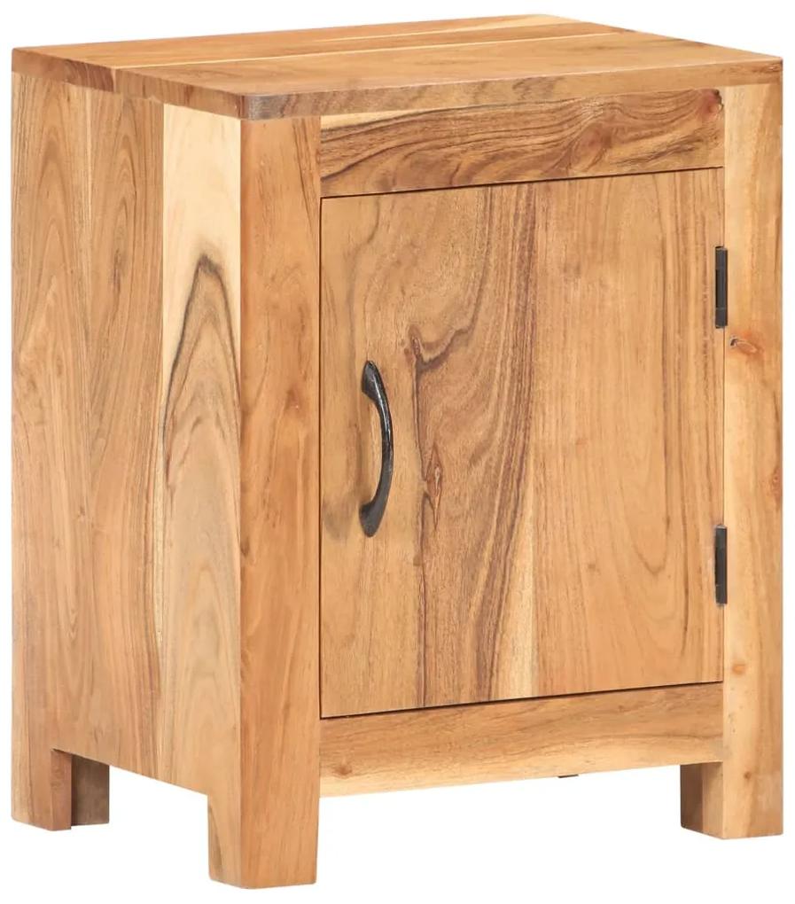 Mesa de cabeceira 40x30x50 cm madeira de acácia maciça