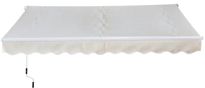 Toldo com Braço Articulado - 395x245cm - Branco