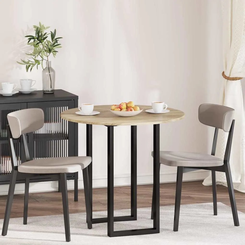 vidaXL Tampo de Mesa Carvalho sonoma 80 x 80 x 1,5 cm