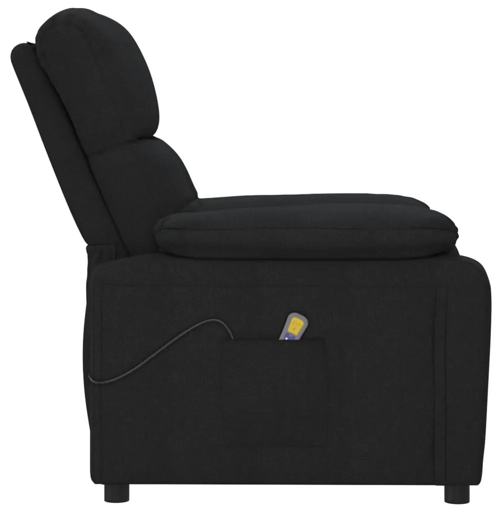 Poltrona de massagens tecido preto