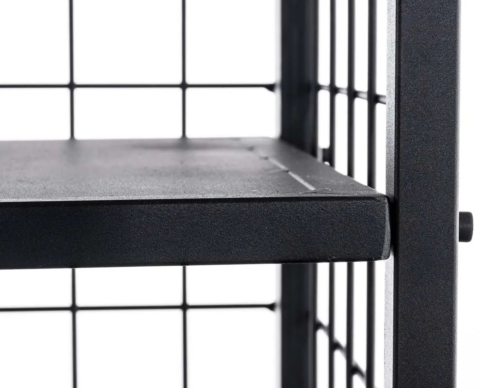 Suporte para lenha Forrest 40 x 40 x 120 Preto