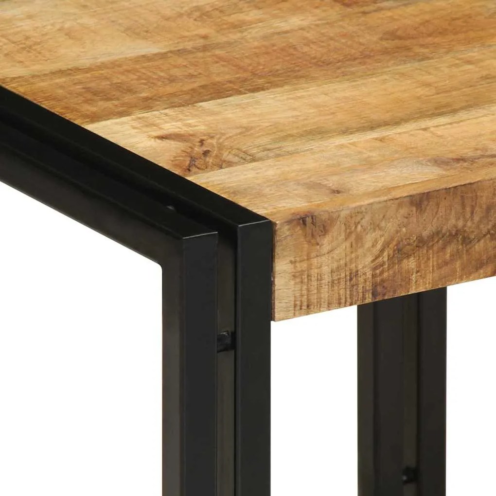Mesa de Centro vidaXL 40x50x38 cm Madeira de Mangueira Maciça
