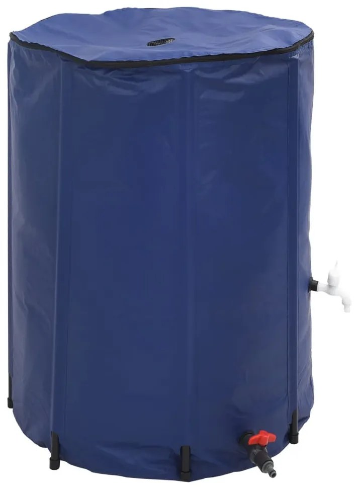Depósito de água dobrável com torneira 750 L PVC
