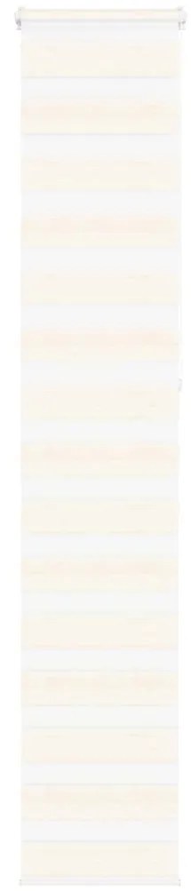 vidaXL Cortina de zebra 50x230 cm largura do tecido 45,9 cm poliéster