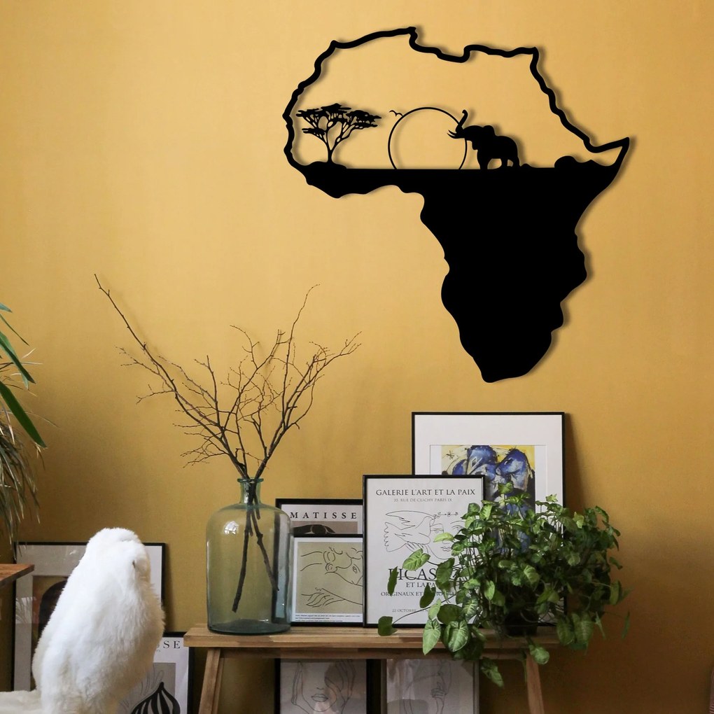 Acessório Decorativo de Parede African – Preto – 55 x 57 cm