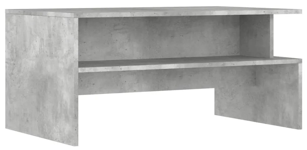 Mesa de centro 90x55x42,5 cm derivados de madeira cinza cimento