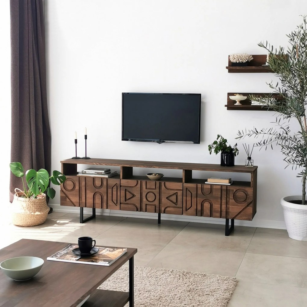 Unidade de TV Aristo – Nogueira – 170x40x30 cm