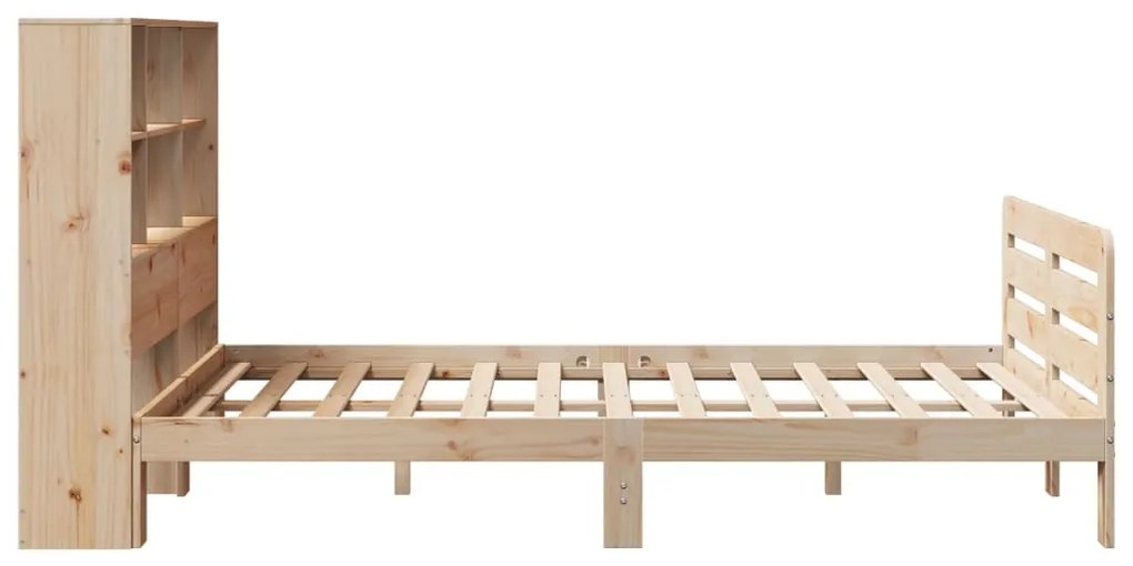Cama sem colchão 140x200 cm madeira de pinho maciça
