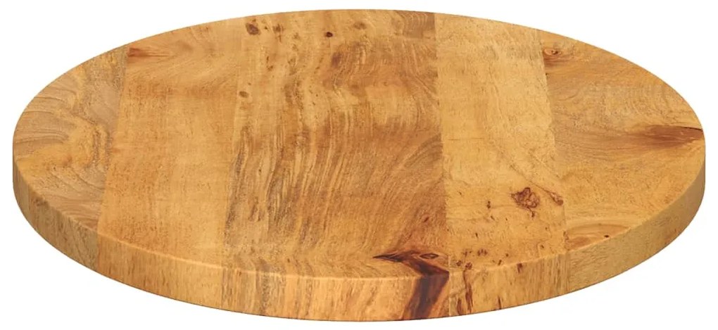 Tampo de mesa oval 100x40x2,5 cm madeira de mangueira maciça