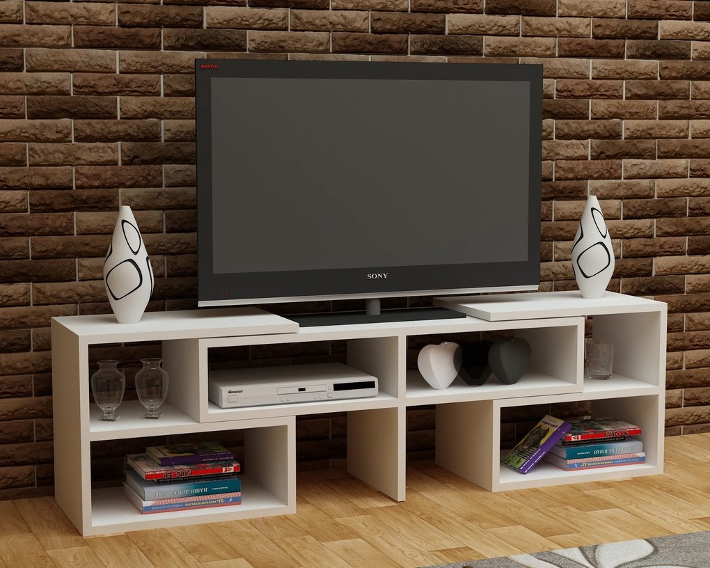 Móvel TV Care – Branco – 136,8 cm x 40 cm x 29,5 cm