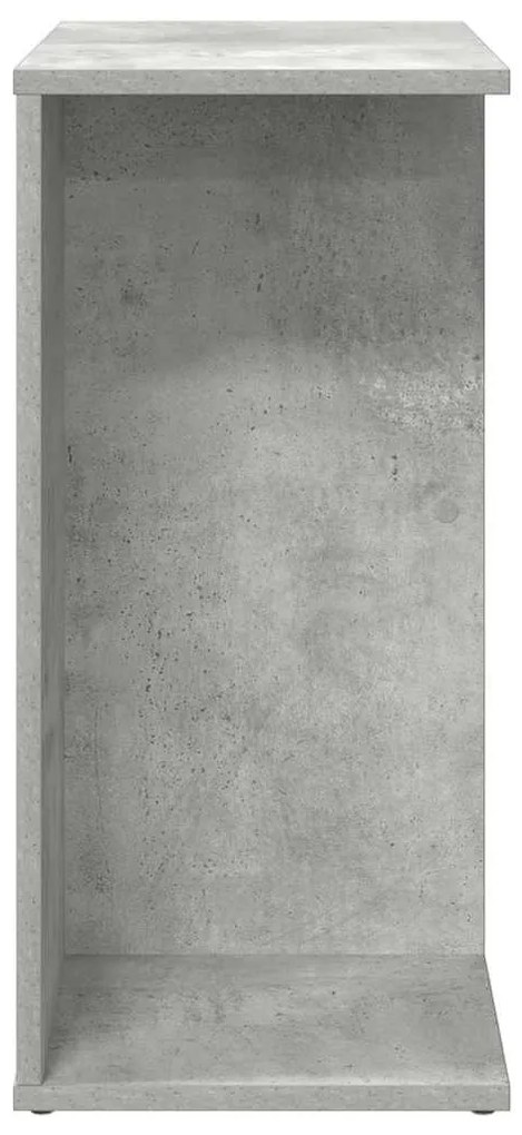 Mesas cabeceira 2 pcs 46,5x29x61cm deriv. madeira cinza cimento