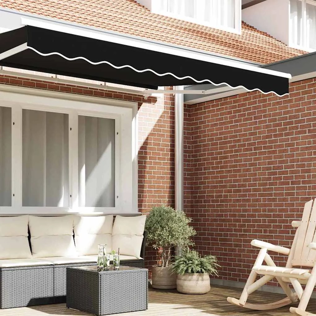 Toldo Valance pra Estrutura de 3,5 m Preto 3,3x0,2 m
