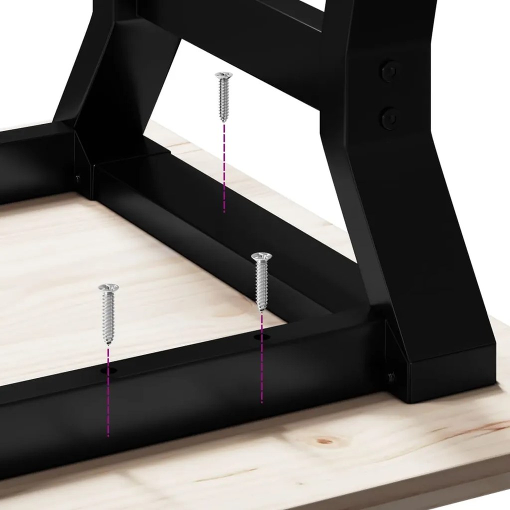 Pernas para mesa de centro estrutura em Y aço