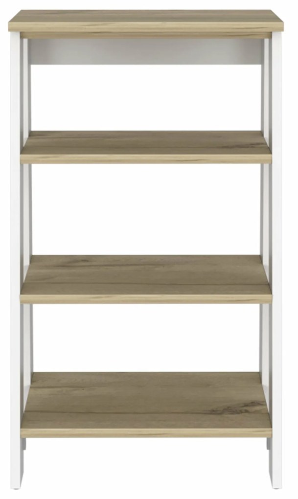 Conjunto Malaga, Armario baixo Casa de Banho Z 44 + Coluna de Casa de Banho, 75.6/162.1 Al cm X 44/44 An cm X 43/35.3 P cm , Duna/Branco