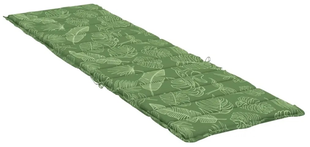 Almofadão p/ espreguiçadeira tecido oxford padrão folhas