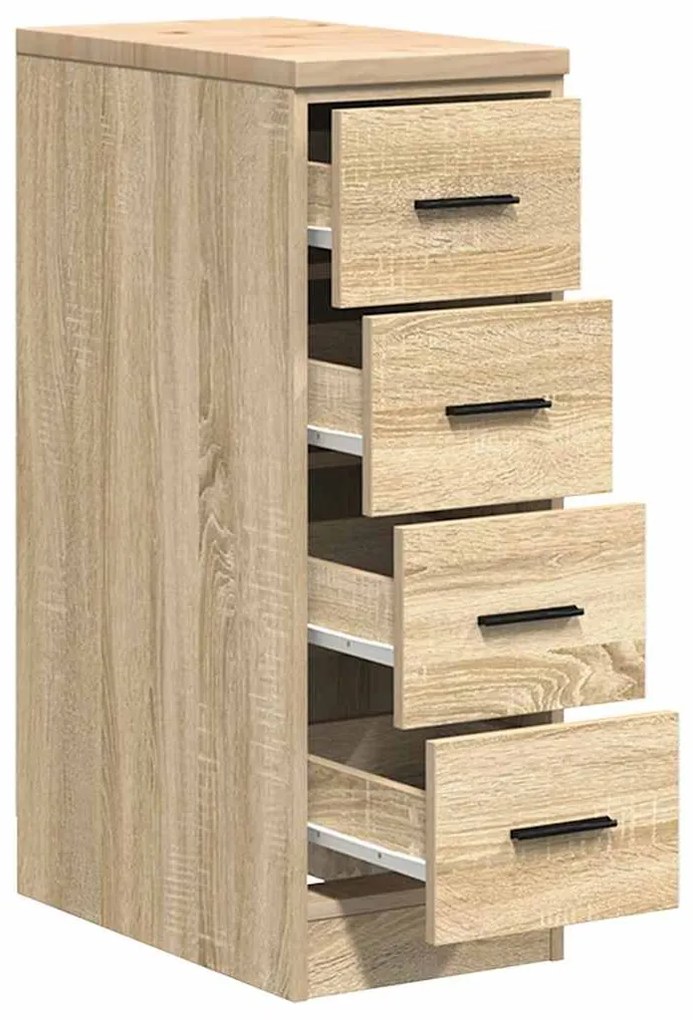 Armário de arrumação de garagem carvalho sonoma 30x51x85 cm