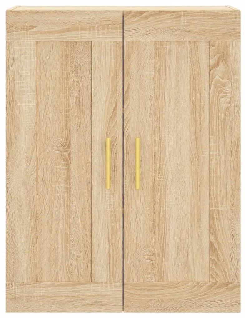 Armário alto 69,5x34x180 cm derivados de madeira cor sonoma