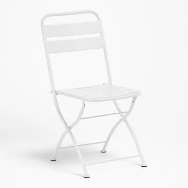Cadeira para Jardim Dobrável Janti Branco - Sklum