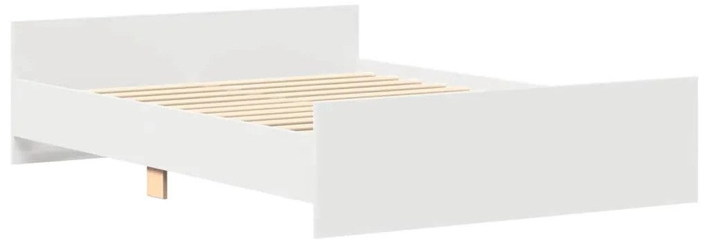 Estrutura cama c/ painéis de cabeceira e pés 120x200 cm branco