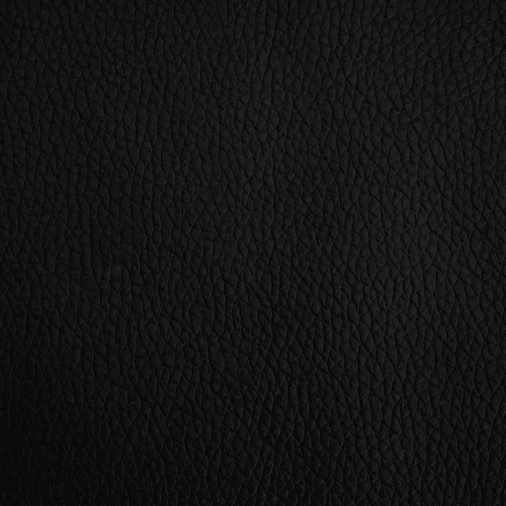 Cama para cães 60x40x30 cm couro artificial preto