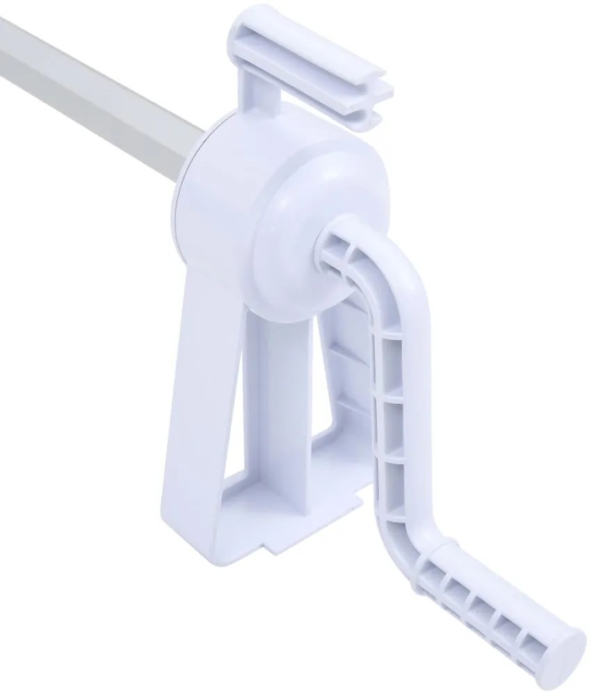 Enrolador para cobertura de piscina com base de plástico