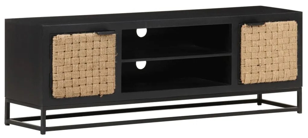 Móvel de TV 120x30x40 cm madeira de mangueira maciça