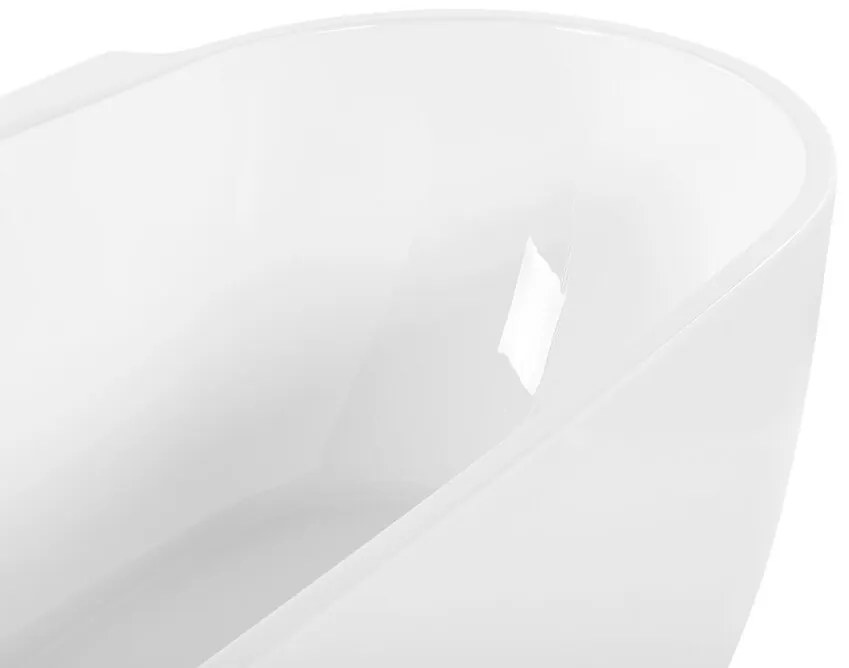 Banheira autónoma em acrílico branco 170 x 80 cm ROTSO Beliani