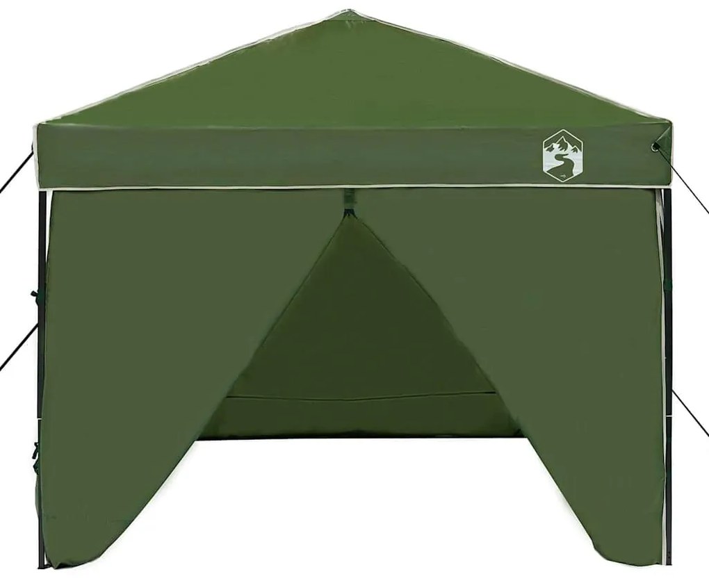 Tenda de Toldo Verde 250 x 250 x 227 / 236 / 245 cm Tecido Oxford