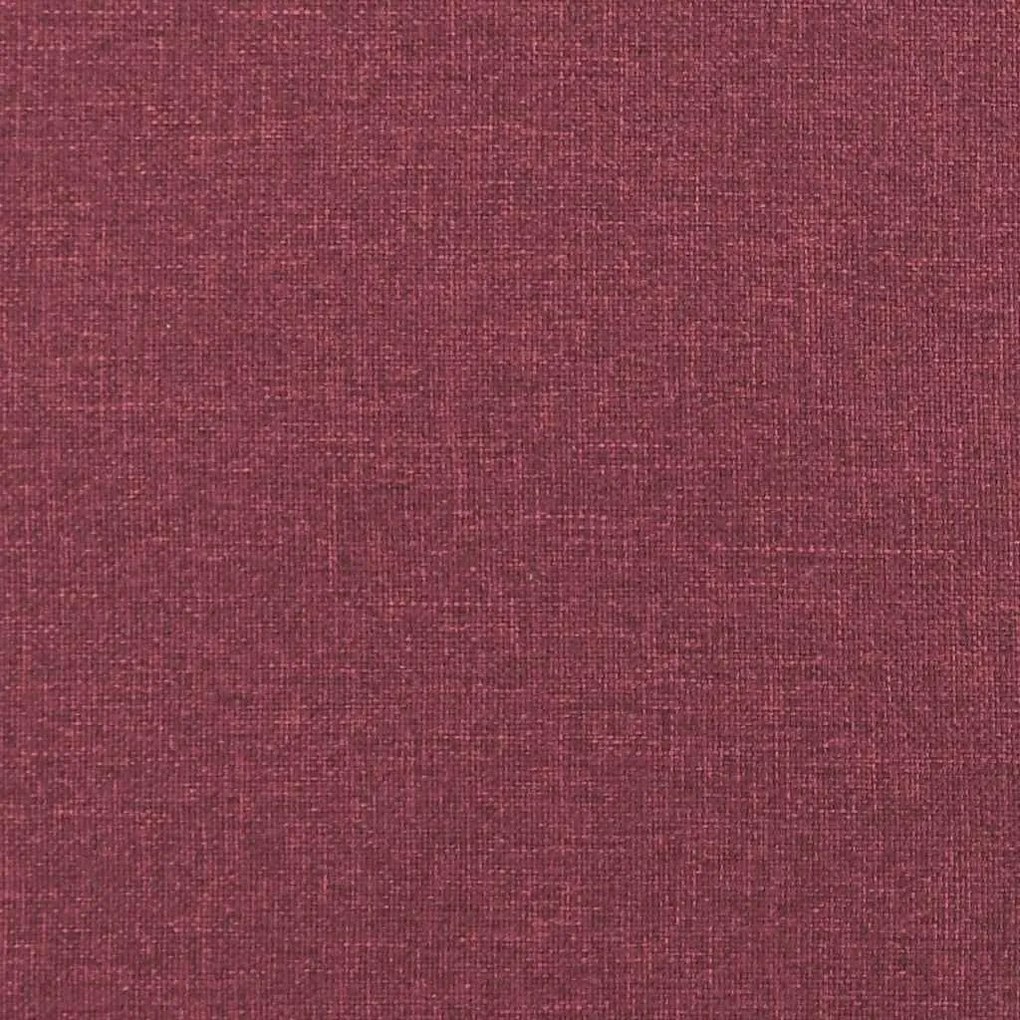 Sofá de 2 lugares tecido 140 cm vermelho tinto