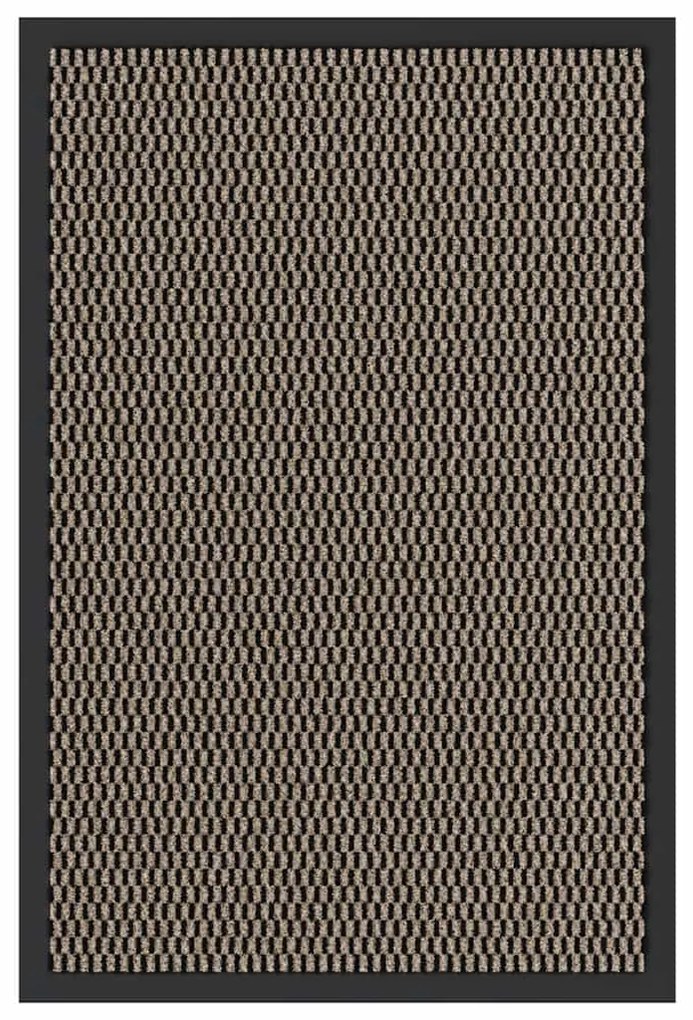 vidaXL Tapete de porta 40x60 cm castanho