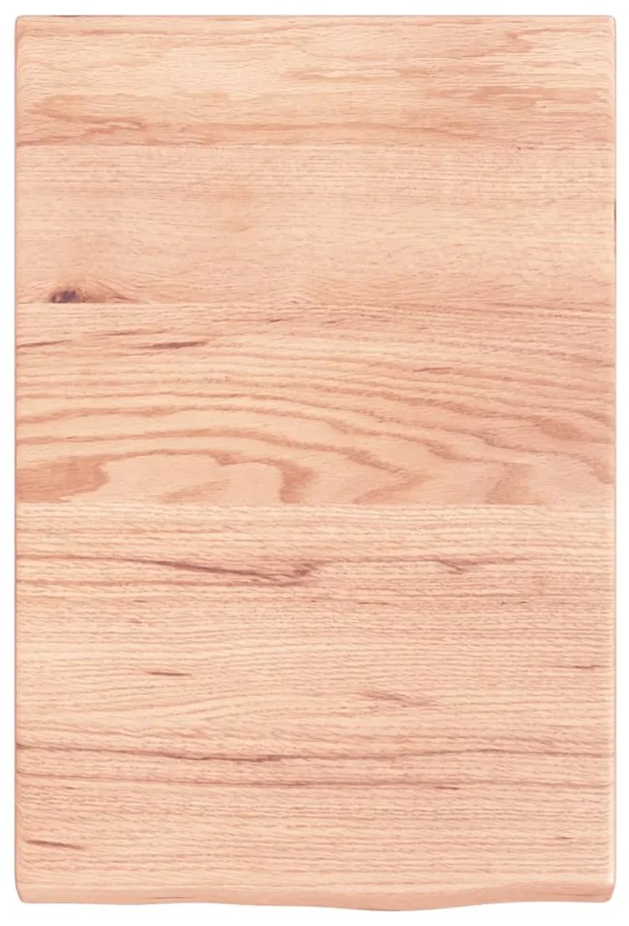 Prateleira de parede 40x60x(2-4) cm carvalho tratado castanho