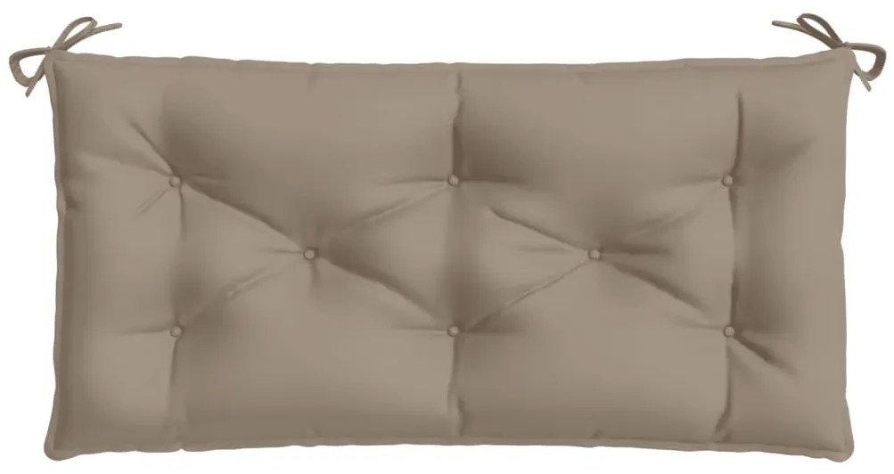 Almofadões banco jardim 2 pcs tecido oxford cinza-acastanhado