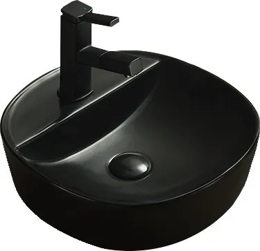 Mexen Zita lavatório de bancada 40 x 40 cm, preto mate - 21874085