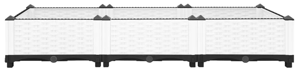 Canteiro elevado 120x40x23 cm polipropileno