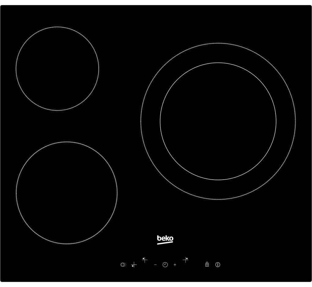 Placa vitrocerâmica BEKO HIC63402T 60 cm 5700 W