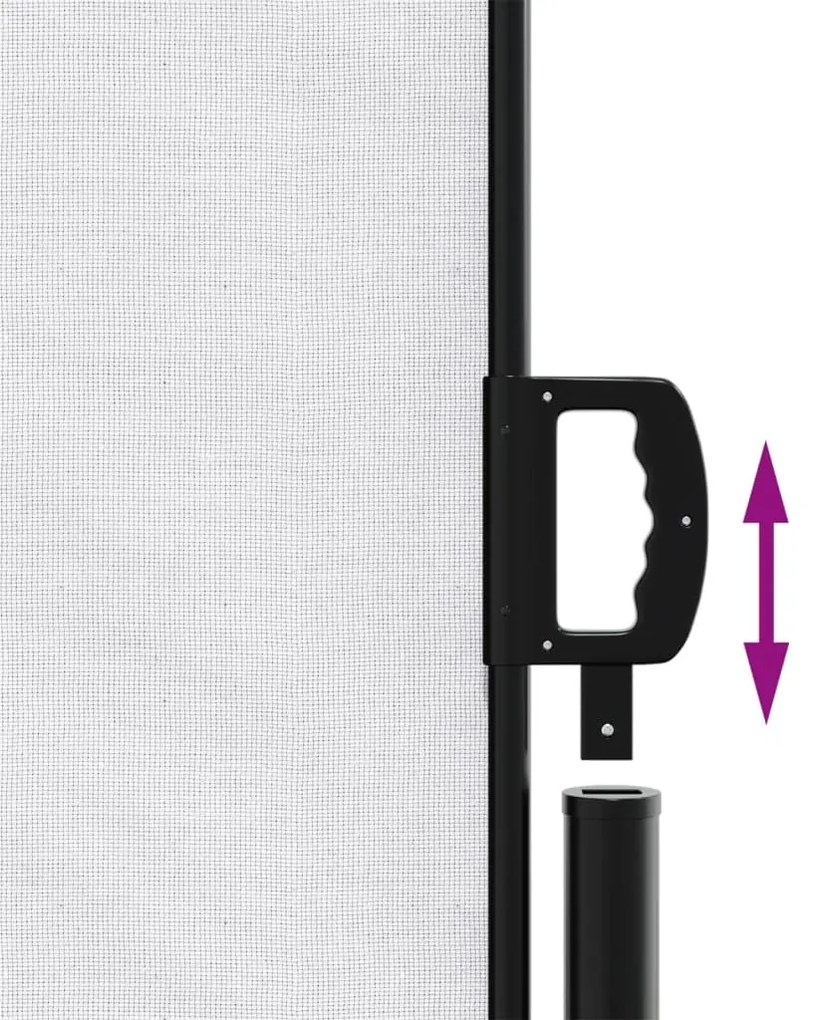 Toldo lateral retrátil 120x600 cm branco